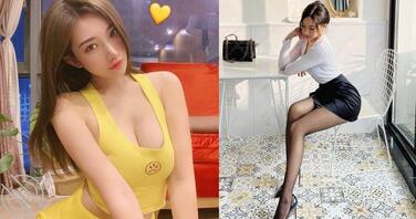 「黑丝美腿」主人是她！170 cm 辣模「乔宝宝」还有吸睛饱满的美乳0